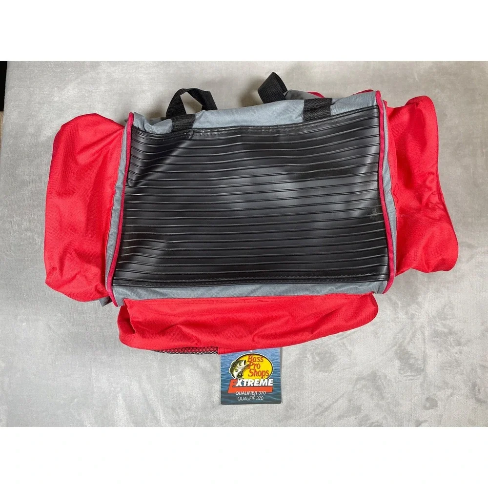 Bass Pro Shops Extreme Qualifier 370 Tackle Bag Fishing Gear Storage Red NWT